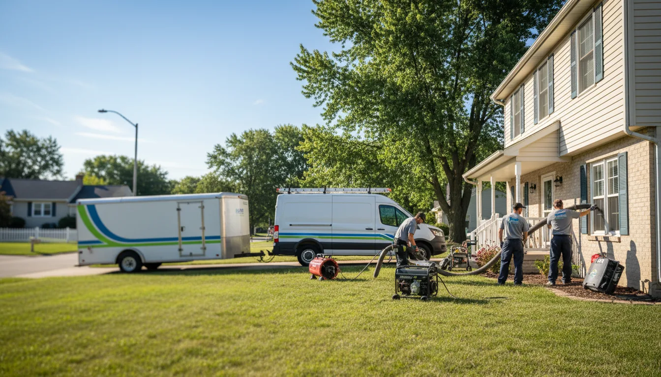 Flooded Basement Restoration And Cleanup With Repair in Lowellville, OH near me